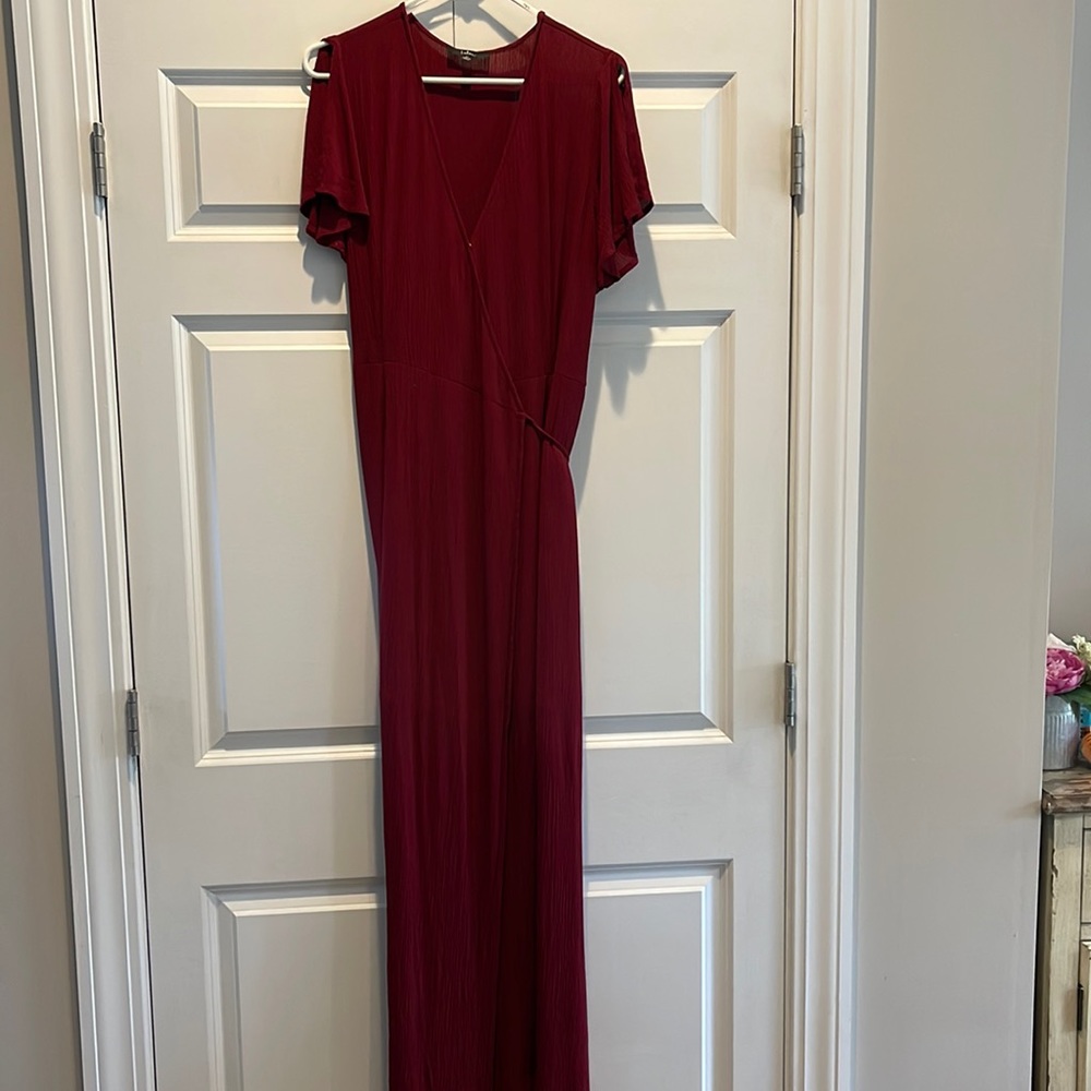 Lulus Heart of Marigold wrap dress